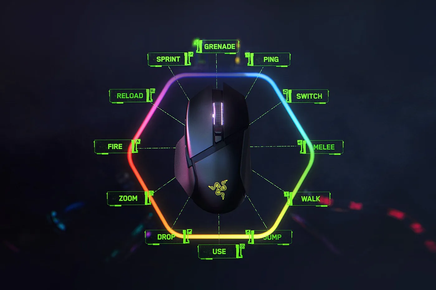 فأرة ألعاب Razer Basilisk V3 Pro — صورة 3