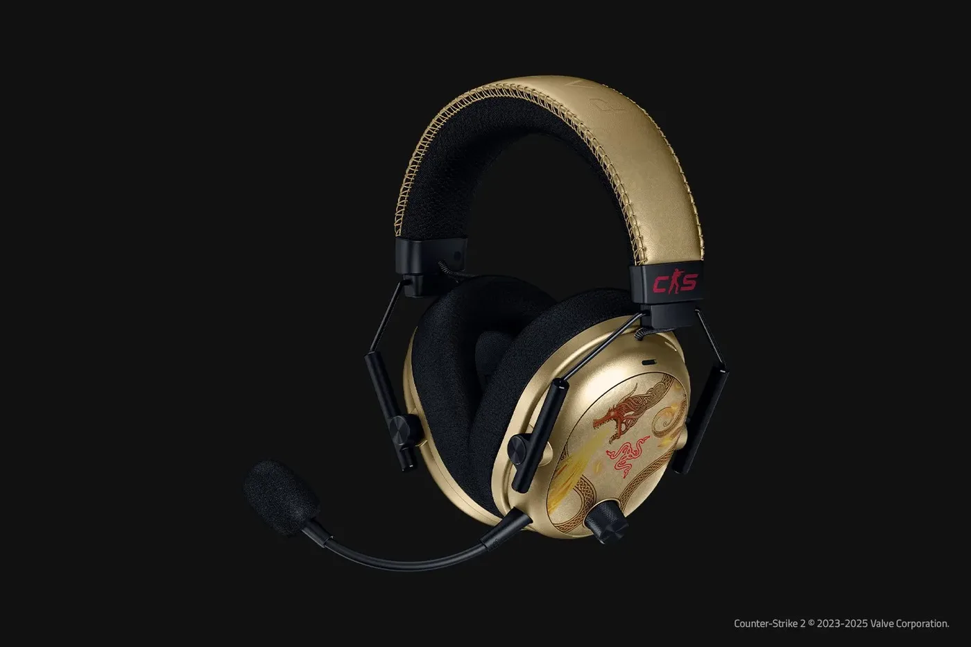 سماعة Razer BlackShark V3 Pro Counter‑Strike 2 Edition — صورة 2