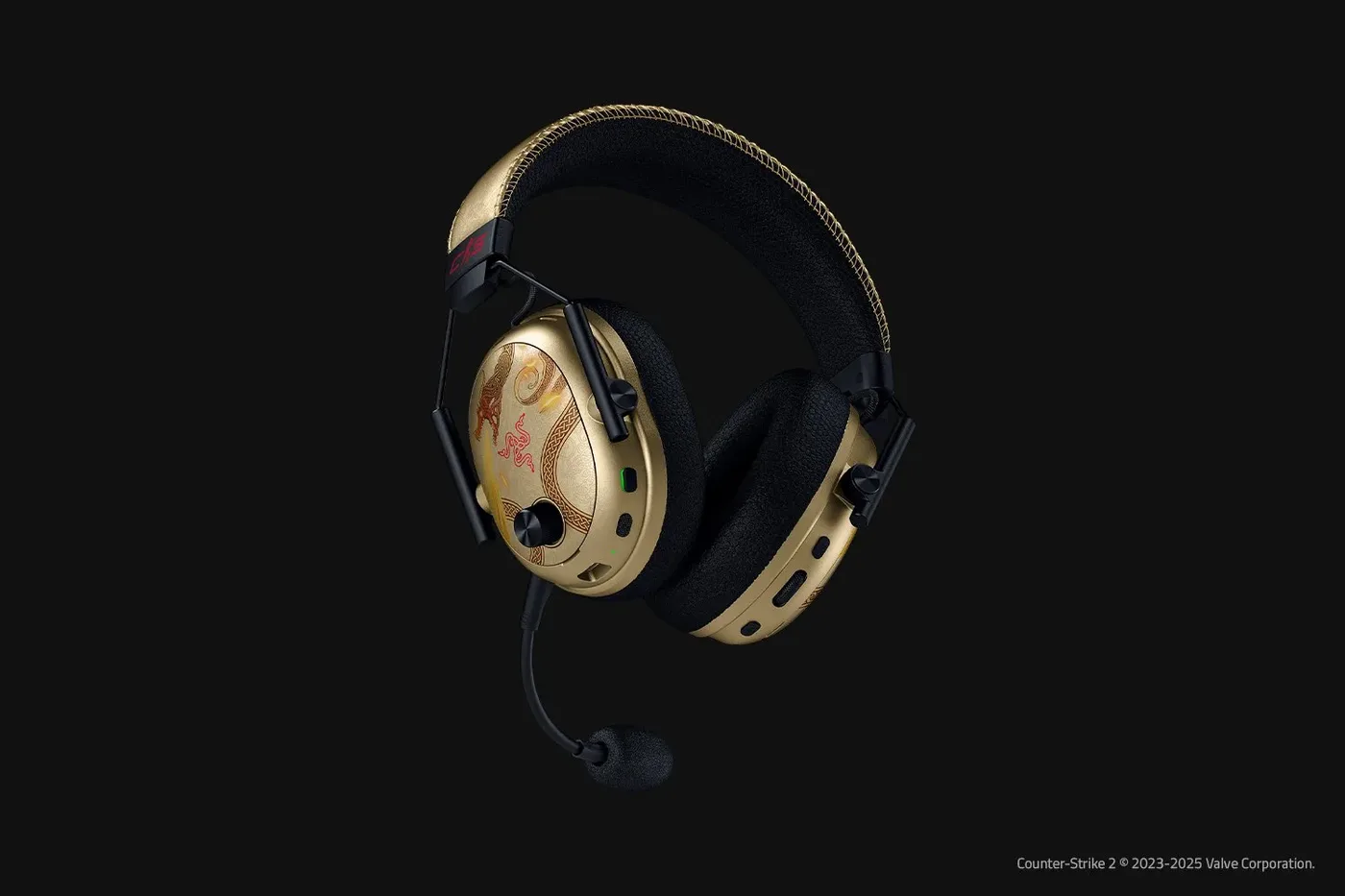 سماعة Razer BlackShark V3 Pro Counter‑Strike 2 Edition — صورة 3