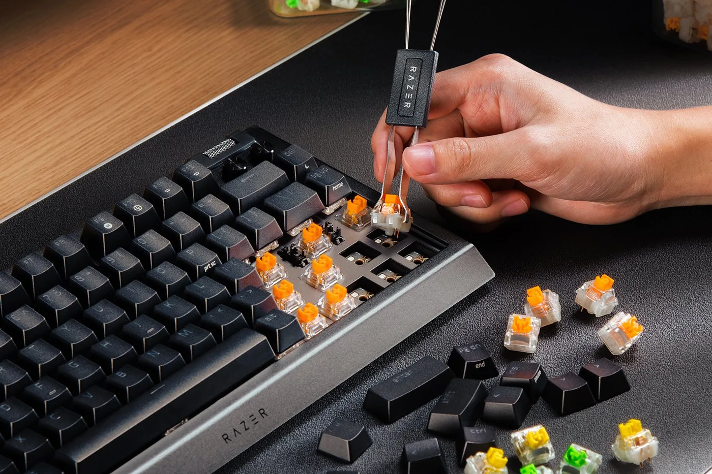 لوحة مفاتيح Razer BlackWidow V4 75% Black — صورة 6