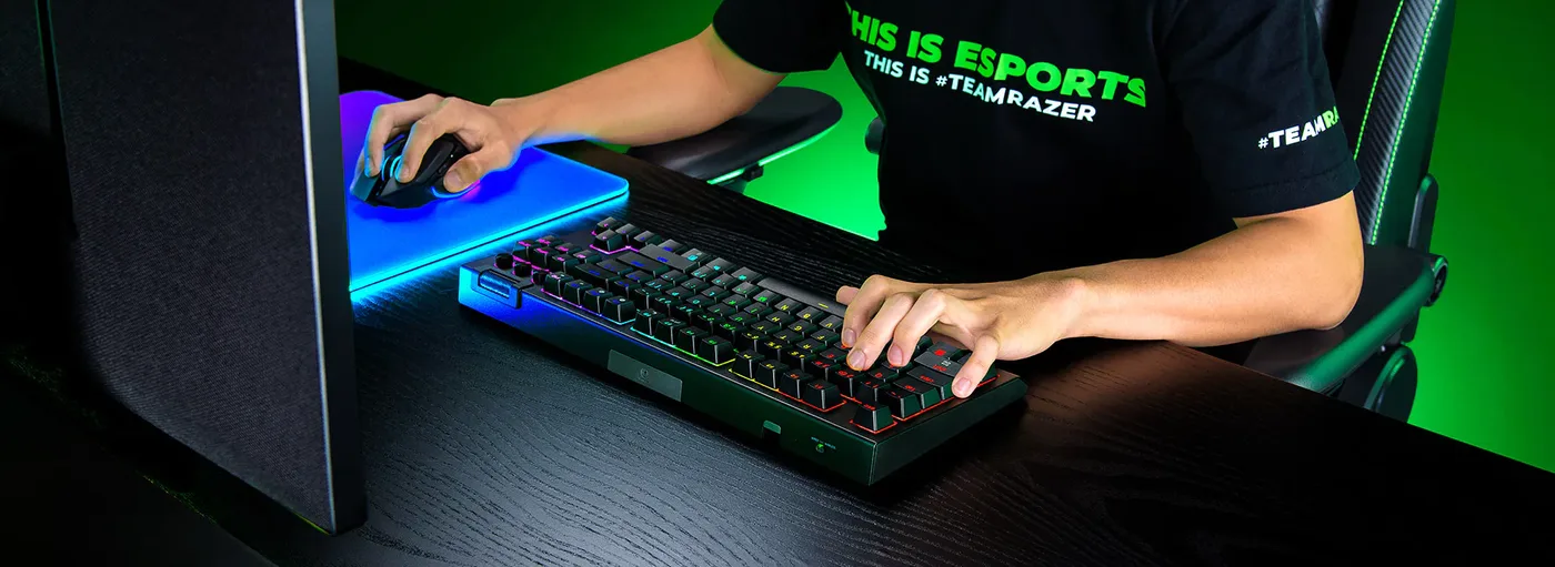 لوحة مفاتيح Razer BLACKWIDOW V4 TKL HYPERSPEED — صورة 4