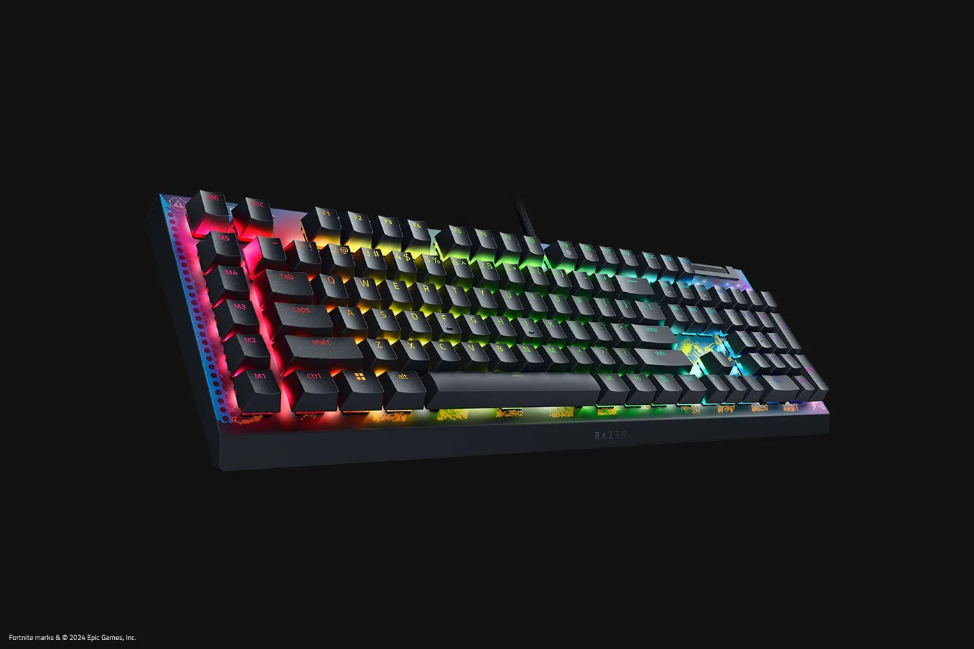 لوحة مفاتيح Razer BLACKWIDOW V4 X FORTNITE — صورة 4