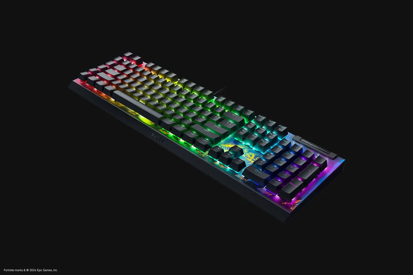 لوحة مفاتيح Razer BLACKWIDOW V4 X FORTNITE — صورة 5