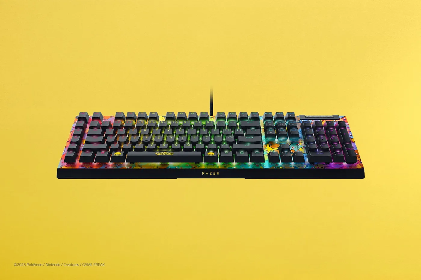 لوحة مفاتيح Razer BLACKWIDOW V4 X Pokémon Edition — صورة 3