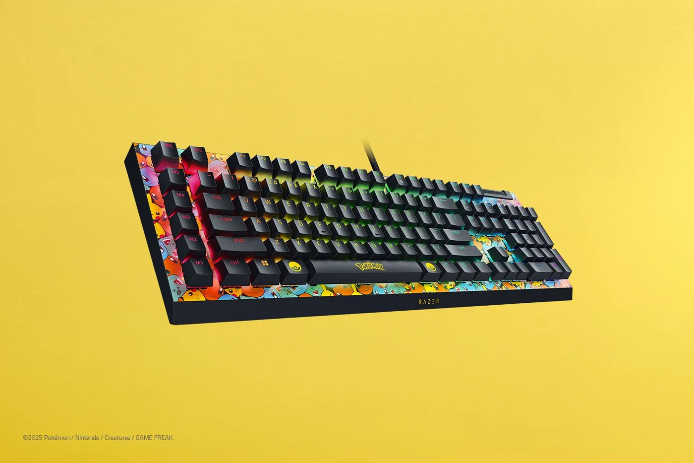 لوحة مفاتيح Razer BLACKWIDOW V4 X Pokémon Edition — صورة 4