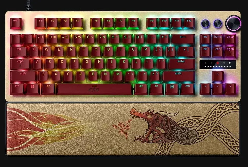 لوحة مفاتيح Razer Huntsman V3 Pro Tenkeyless Counter Strike 2 Edition — صورة 2