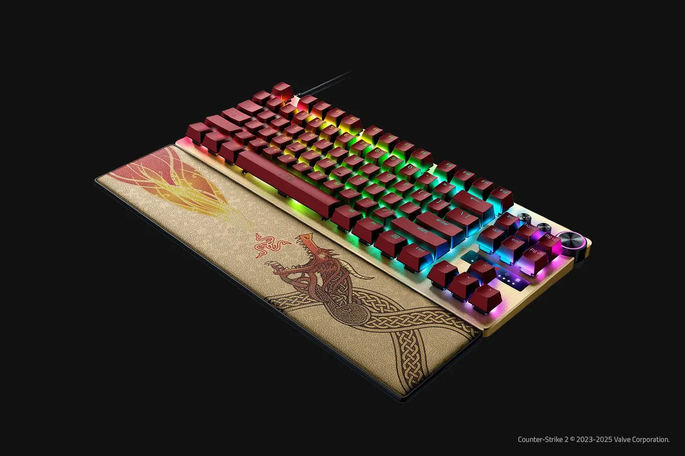 لوحة مفاتيح Razer Huntsman V3 Pro Tenkeyless Counter Strike 2 Edition — صورة 4