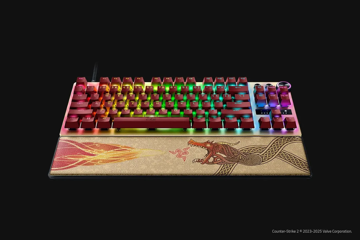 لوحة مفاتيح Razer Huntsman V3 Pro Tenkeyless Counter Strike 2 Edition — صورة 5