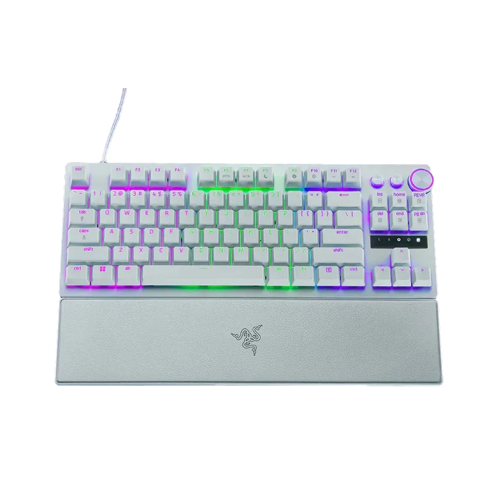 لوحة مفاتيح Razer HUNTSMAN V3 PRO TENKEYLESS WHITE — صورة 3
