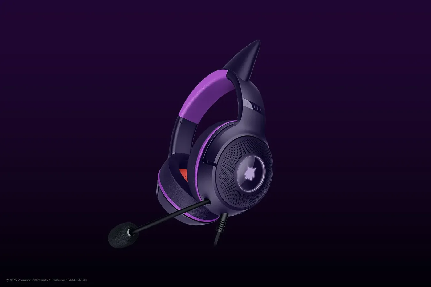 سماعة Razer Kitty V2 POKEMON Gengar — صورة 4