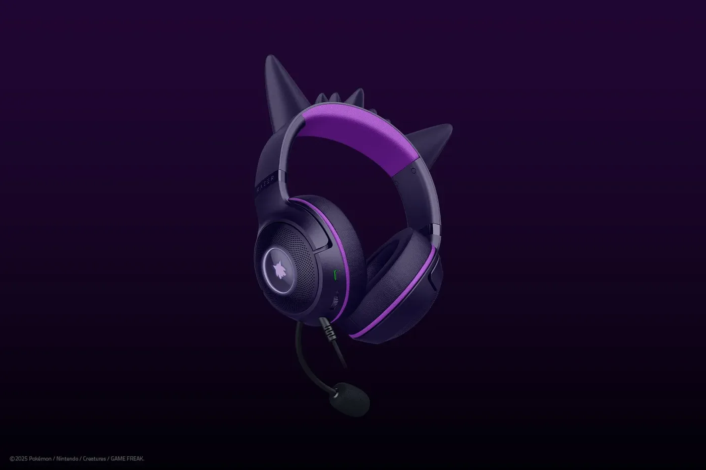 سماعة Razer Kitty V2 POKEMON Gengar — صورة 6