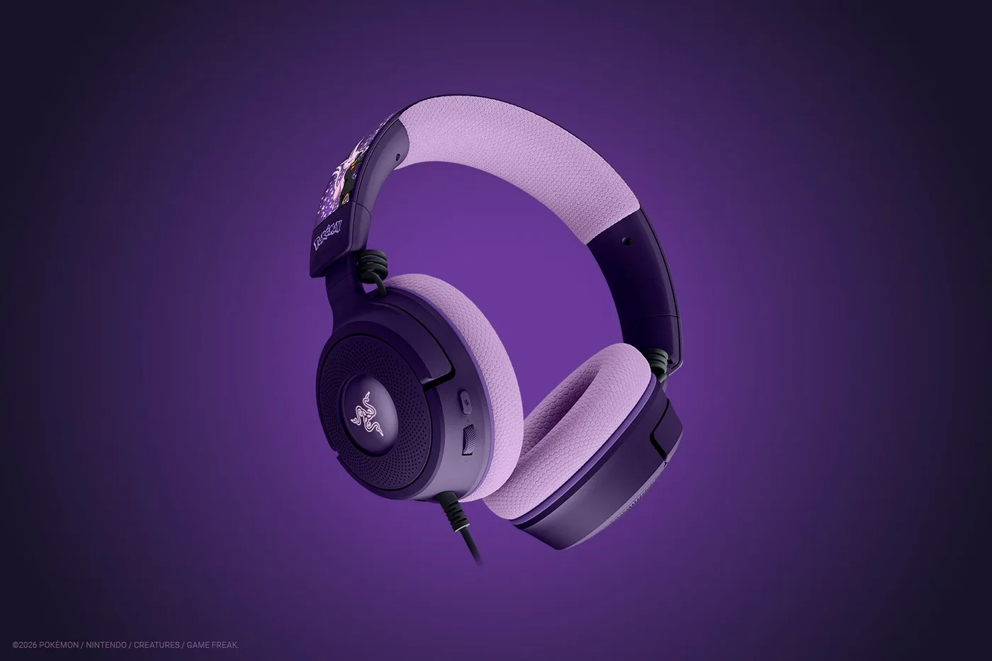 سماعة Razer KRAKEN V4 X Espeon/Umbreon — صورة 2