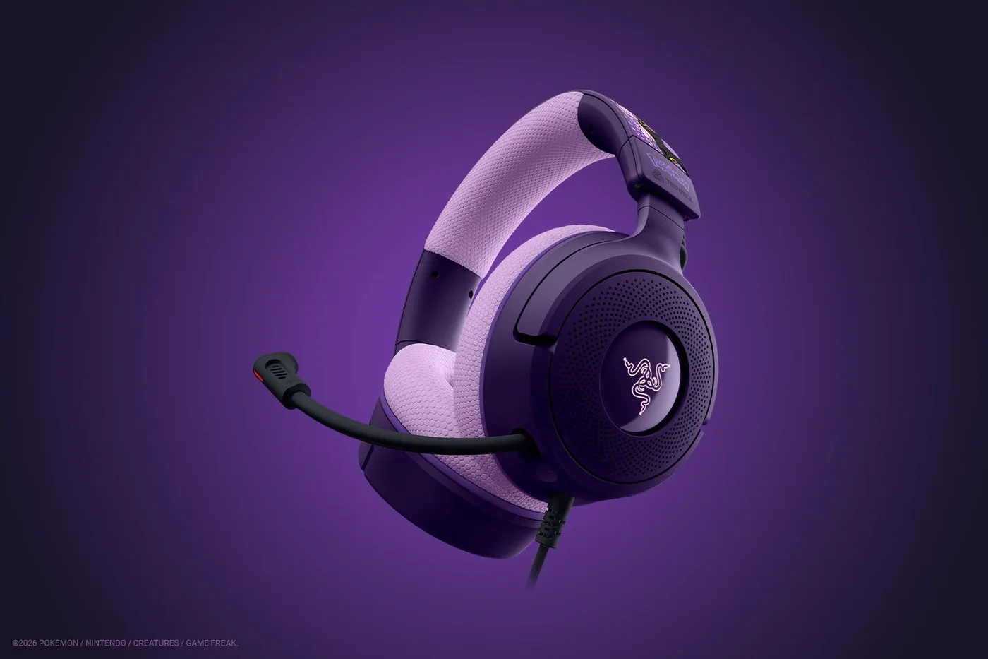 سماعة Razer KRAKEN V4 X Espeon/Umbreon — صورة 3