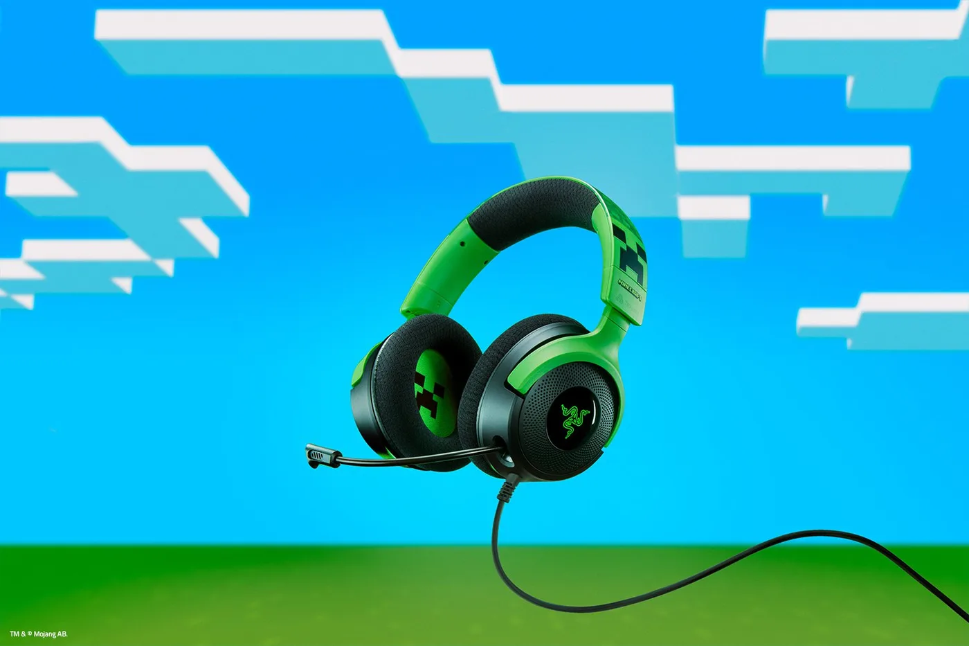 سماعة Razer Kraken V4 X Minecraft Edition — صورة 6