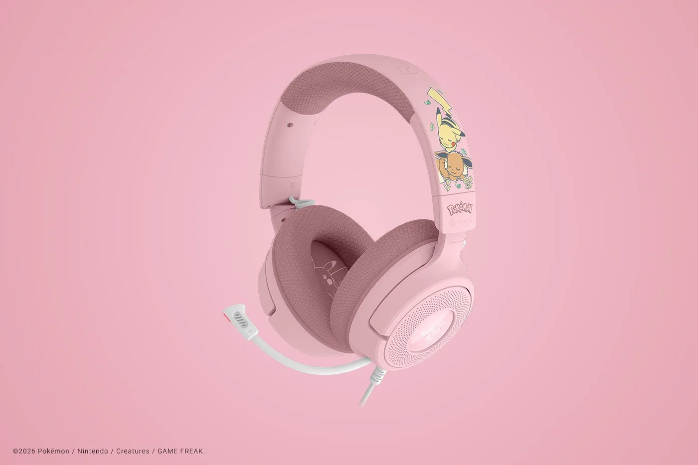 سماعة Razer KRAKEN V4 X Pikachu/Eevee — صورة 2
