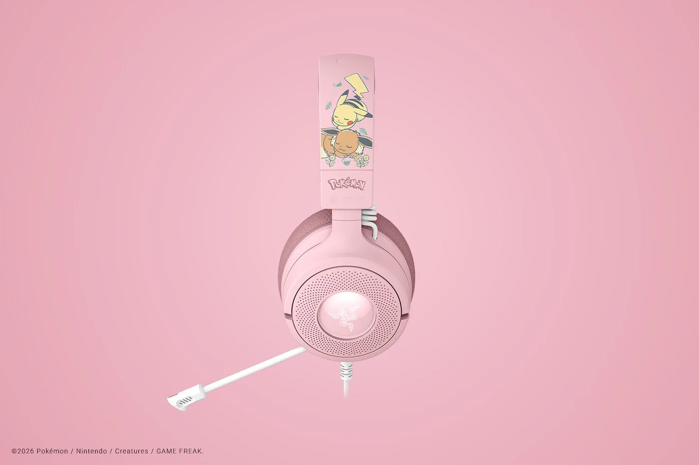 سماعة Razer KRAKEN V4 X Pikachu/Eevee — صورة 4