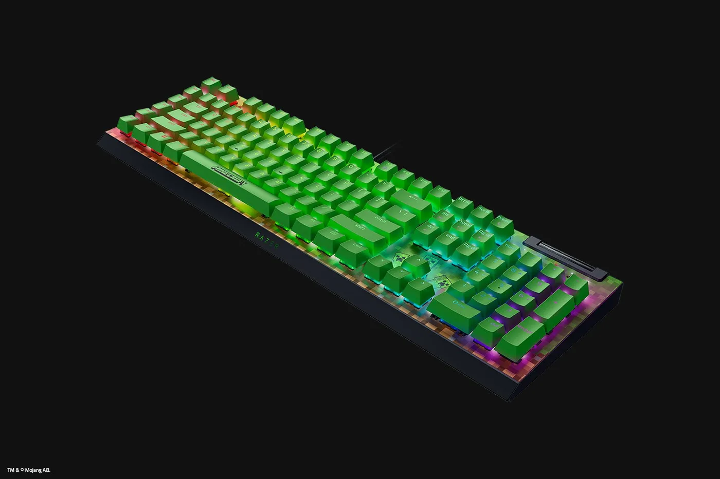 لوحة مفاتيح Razer Minecraft Edition Razer BlackWidow V4 X — صورة 2