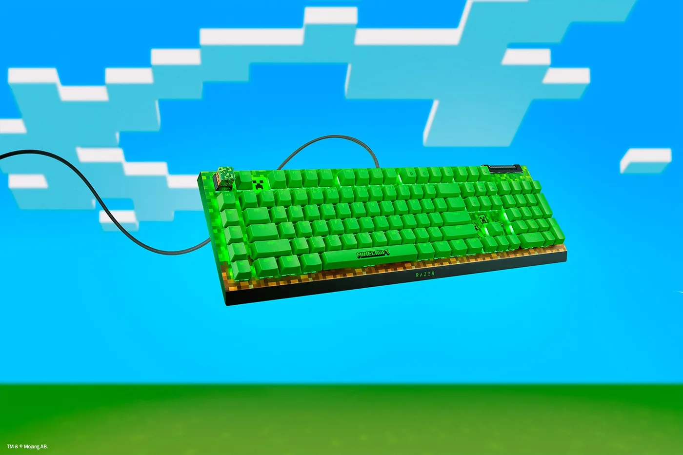 لوحة مفاتيح Razer Minecraft Edition Razer BlackWidow V4 X — صورة 6