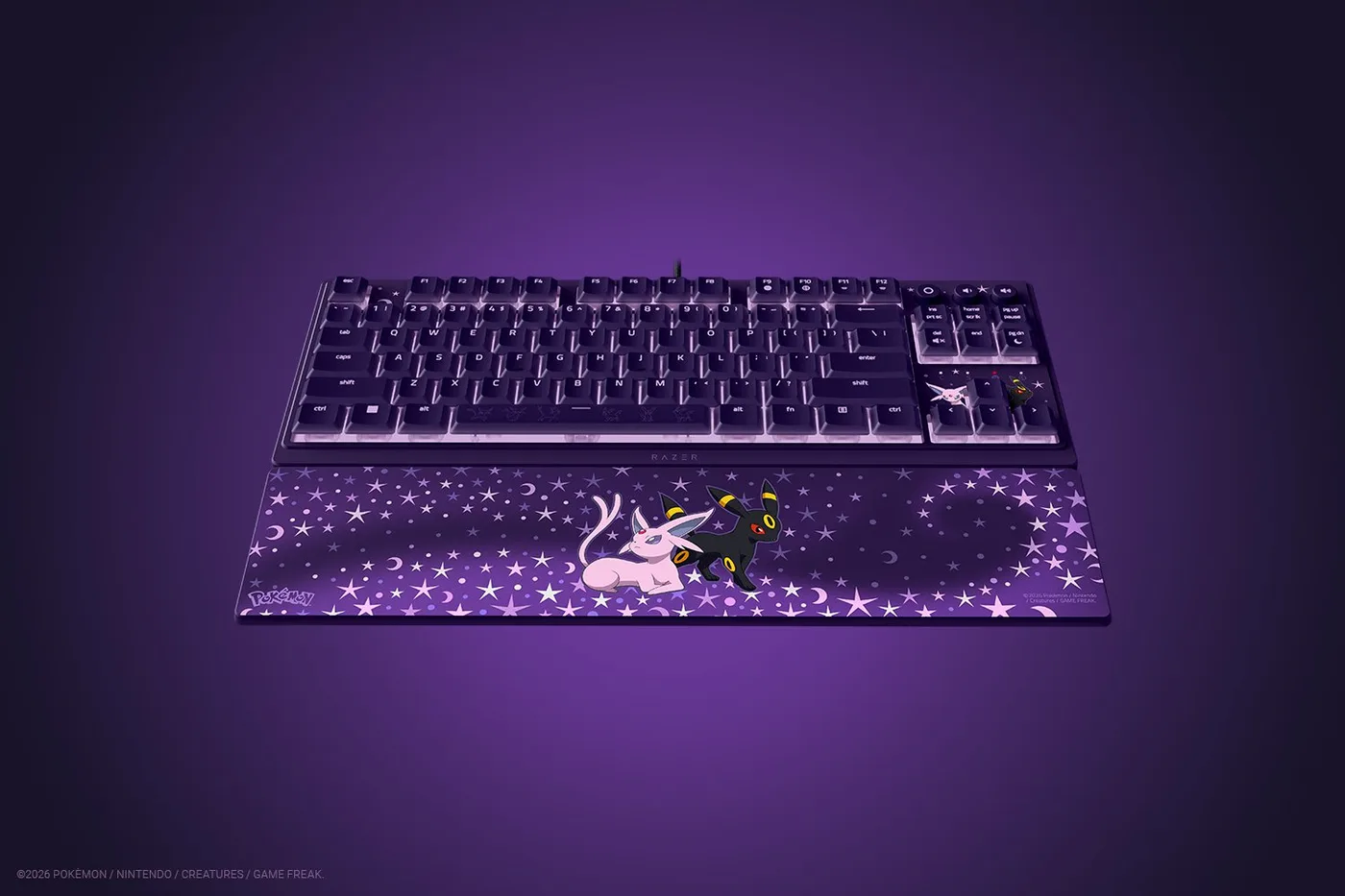لوحة مفاتيح Razer ORNATA V3 TKL Espeon/Umbreon — صورة 4