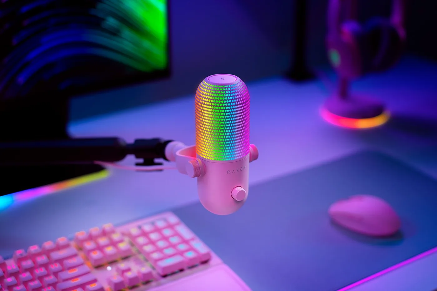 Razer Seiren V3 Chroma Quartz — صورة 5