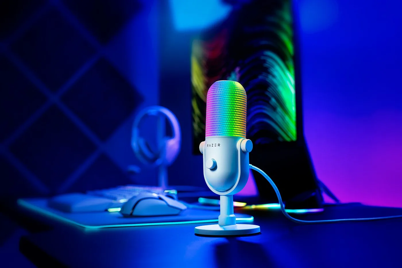 Razer Seiren V3 Chroma White — صورة 4