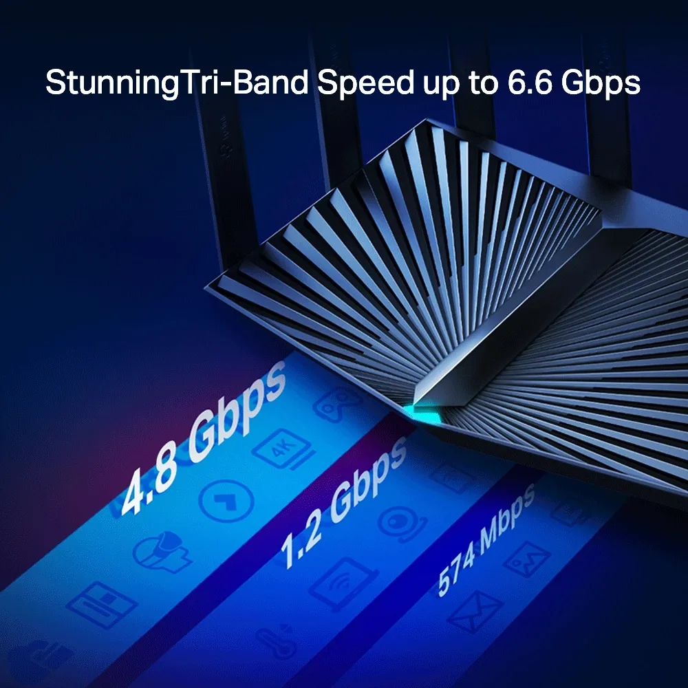راوتر TP-Link Archer AX90 AX6600 Router — صورة 2
