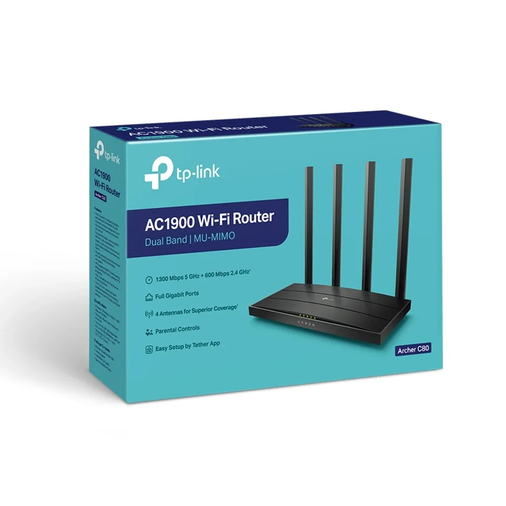 راوتر TP-Link Archer C80 AC1900 — صورة 2