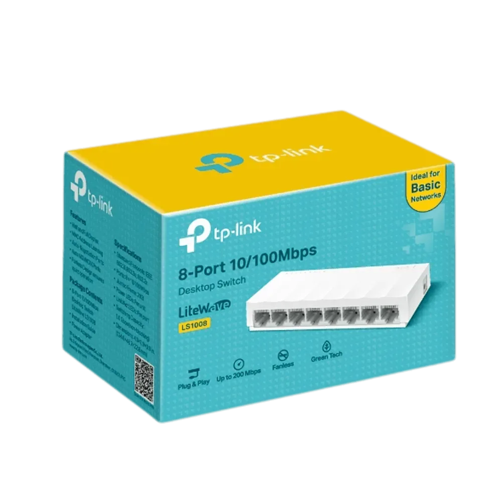 سويتش شبكة TP-Link LS1008 8-Port Desktop Switch — صورة 3