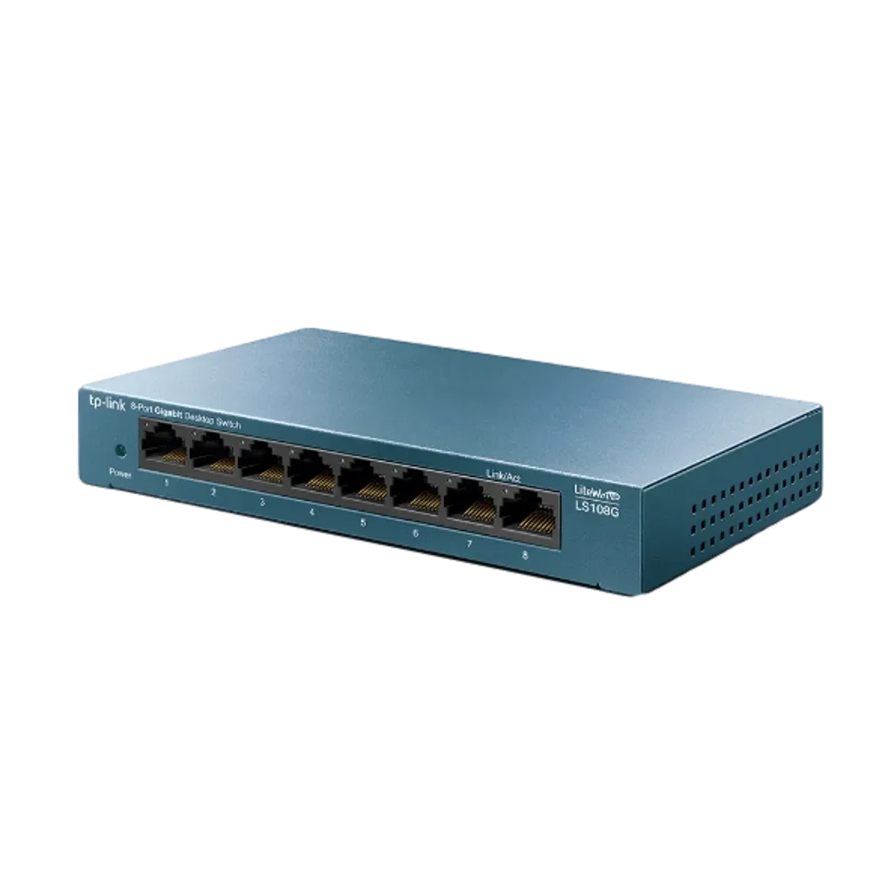 سويتش شبكة TP-Link LS108G 8-Port Desktop Switch — صورة 2