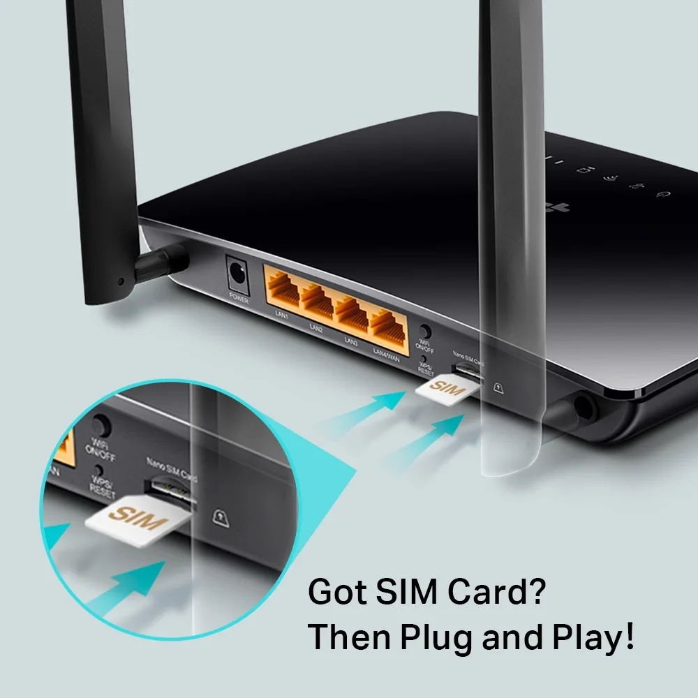 راوتر TP-Link MR6400 Wireless N 4G LTE Router — صورة 3
