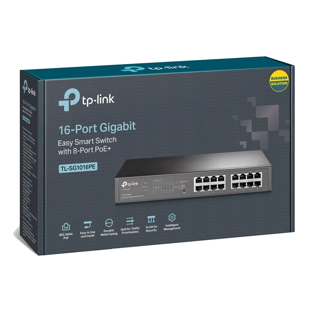 سويتش شبكة TP-Link SG1016PE 16-Port Gigabit Switch — صورة 3