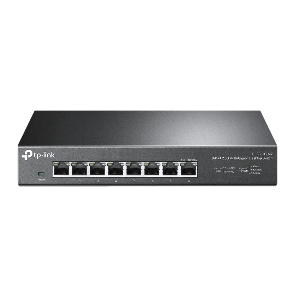 سويتش شبكة TP-Link SG108-M2 8 port 2.5Gbps — صورة 2