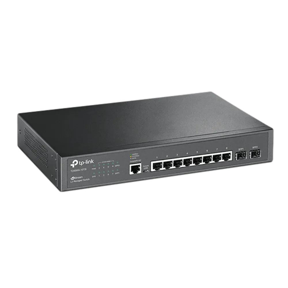 سويتش شبكة TP-Link T2500G-10TS L2 8P+SFP — صورة 2