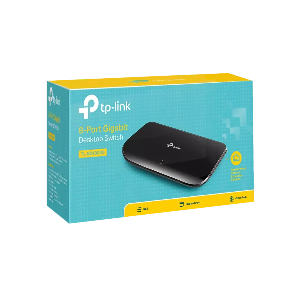 سويتش شبكة TP-Link TL-SG1008D 8-Port Gigabit Switch — صورة 4