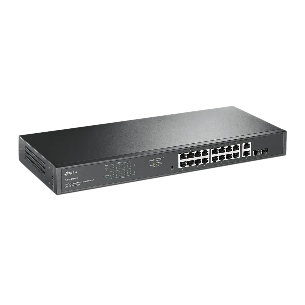 سويتش شبكة TP-Link TL-SG1218MPE 16POE+ 250W 2SF — صورة 2