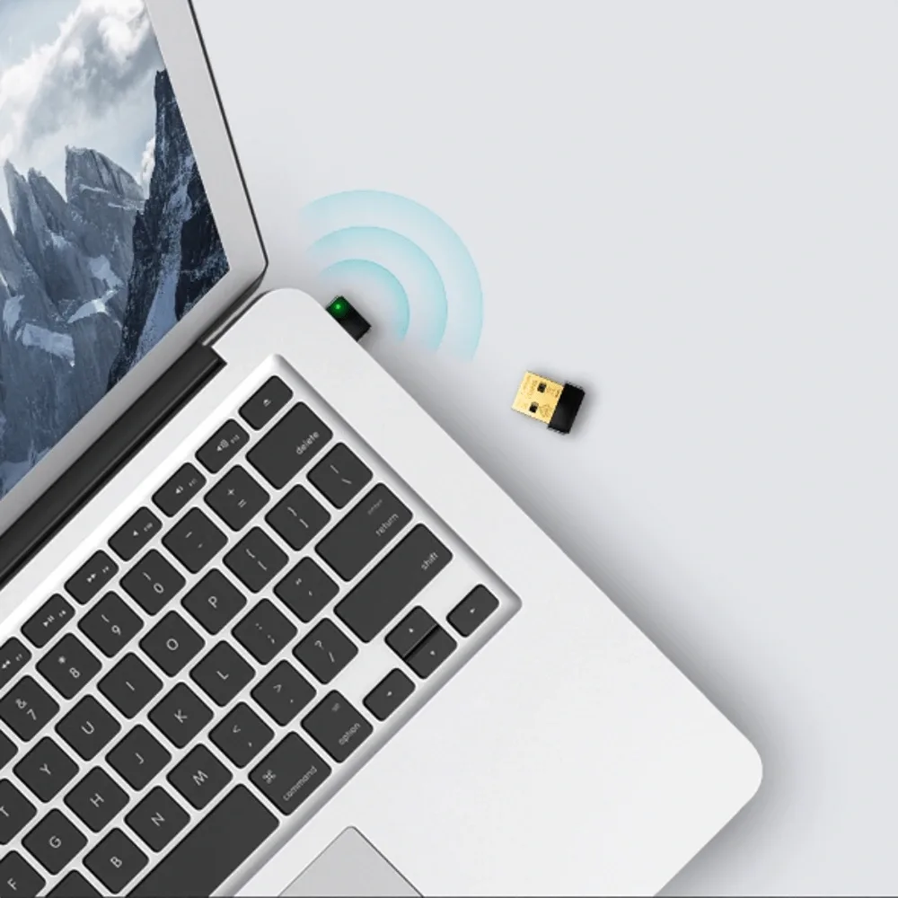 محوّل شبكة TP-Link TL-WN725N Nano USB Adapter — صورة 4