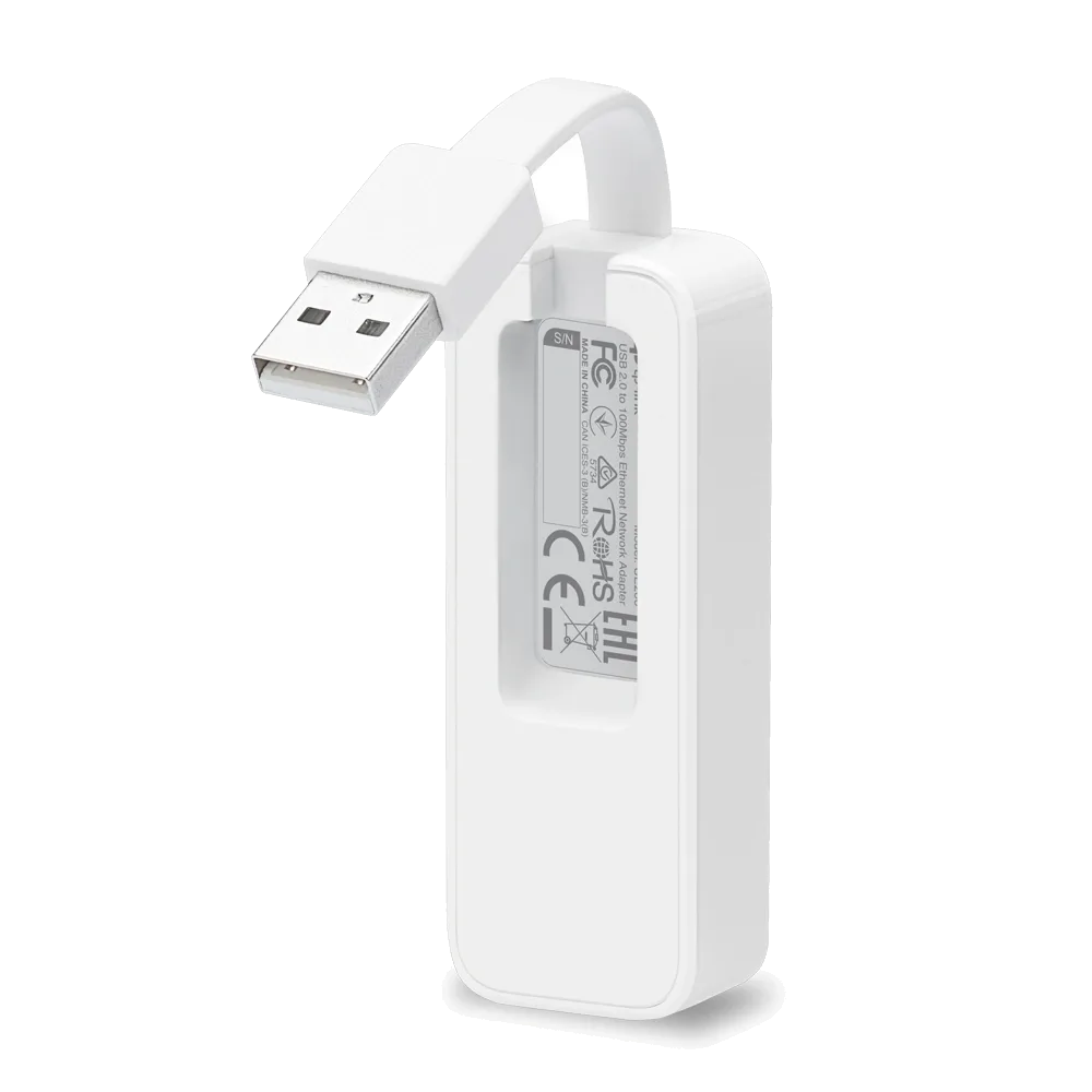 محوّل شبكة TP-Link UE200 USB 2.0 Ethernet Network — صورة 3