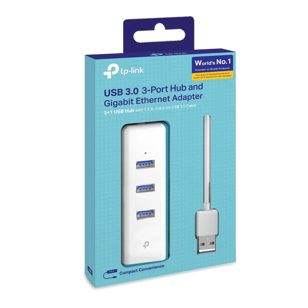 محوّل شبكة TP-Link UE330 USB 3.0 to Gigabit Ethernet — صورة 3