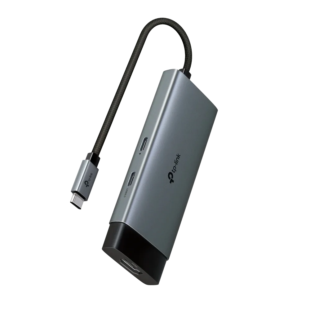 مقوّي شبكة TP-Link UH5020C USB Type-C 5-in-1 Hub — صورة 1