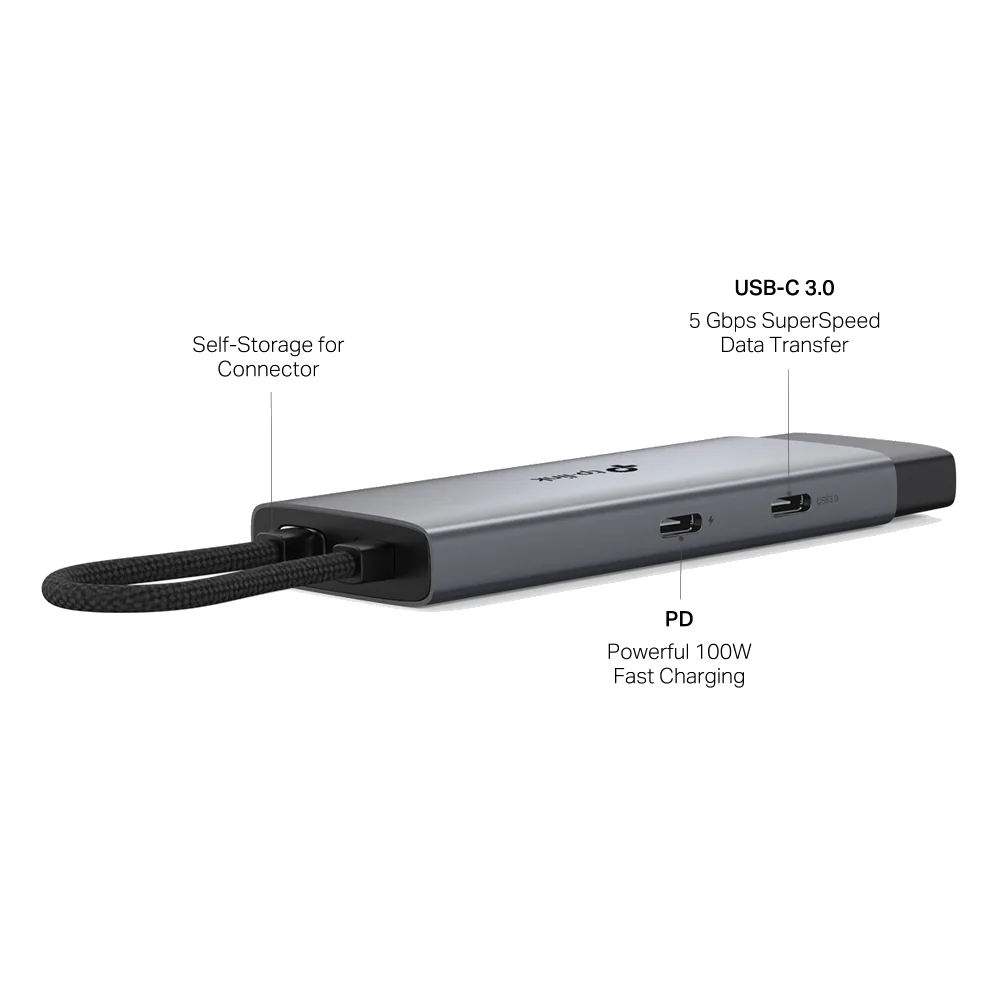 مقوّي شبكة TP-Link UH5020C USB Type-C 5-in-1 Hub — صورة 3