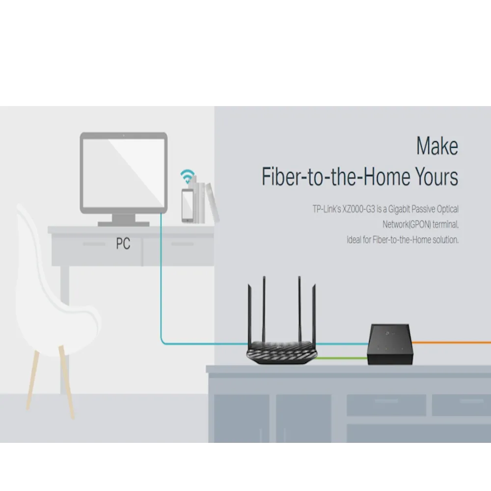 TP-Link XZ000-G3 1-Port Gigabit GPON Terminal — صورة 3
